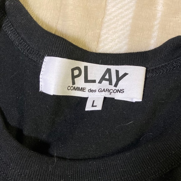 Comme des Garçons Play Black Small Heart Patch T-Shirt - Picture 3 of 7